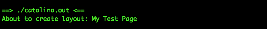 Figure 1: The sample model listeners message in the console.