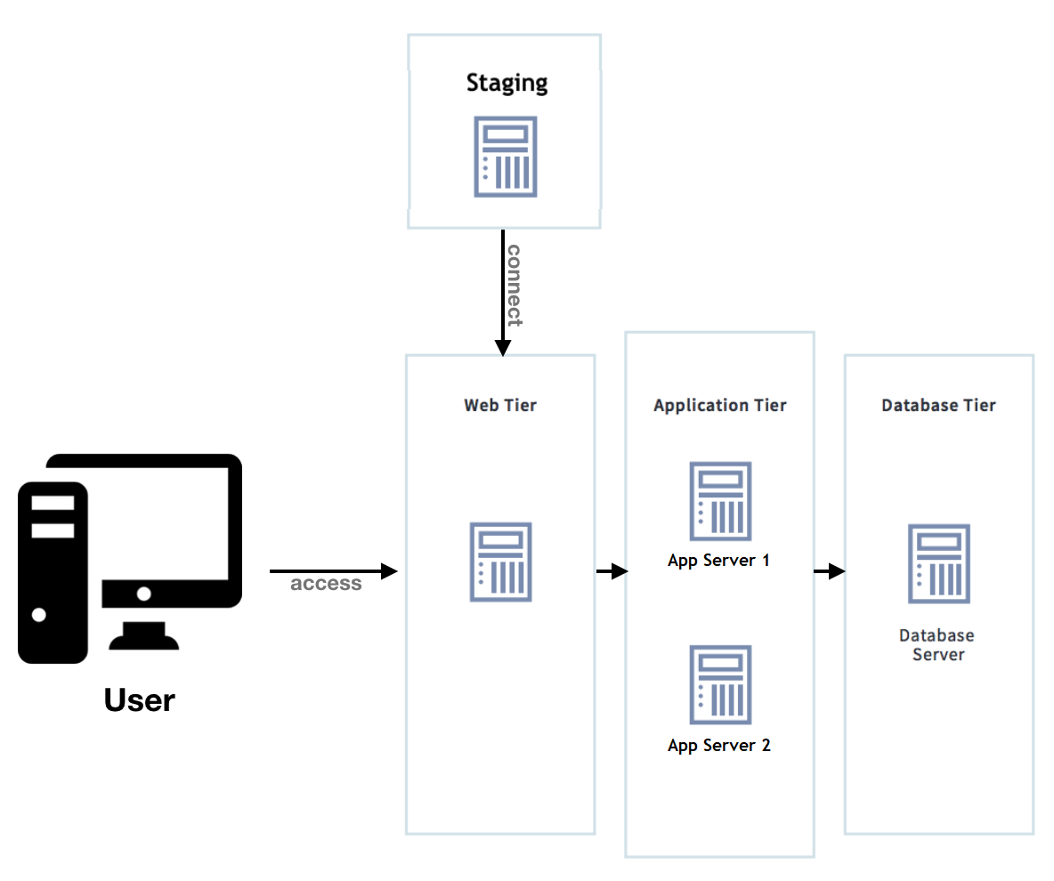 Figure 1: This is the assumed setup for your clustered environment.