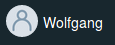 Figure 9: Wolfgang Amadeus Mozarts default avatar, after disabling the use of
user initials.