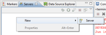 Figure 10.4: Adding a runtime to the Servers view