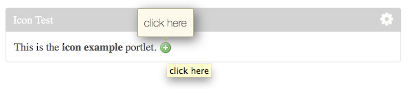 Figure 3: Heres what the add icon looks like with the changes above when hovered over.