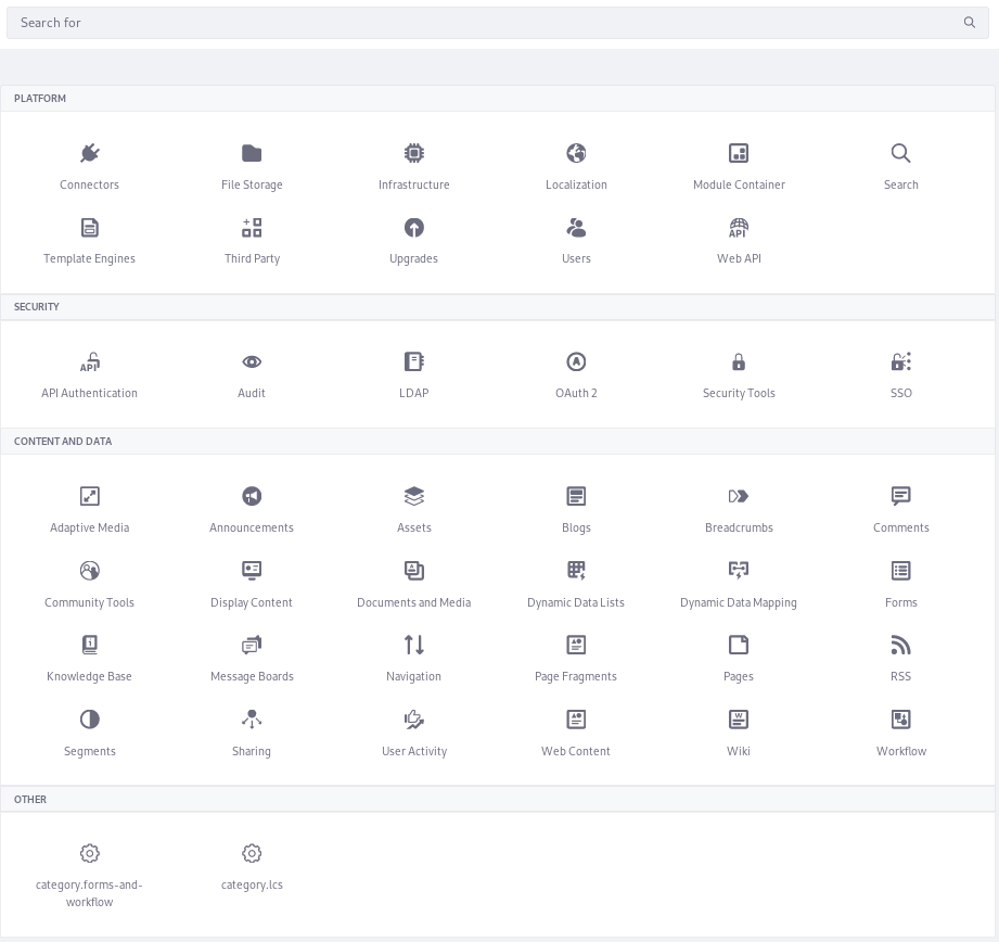Figure 1: System Settings are accessed through the Control Panel.