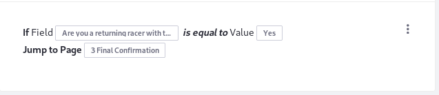 Figure 2: Once a rule is saved, it is displayed so that you can easily understand what it does.