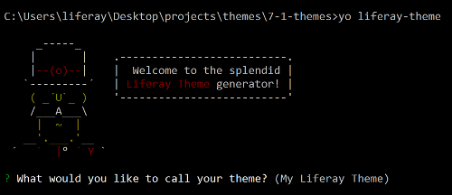 Figure 1: You can generate a theme by answering just a few configuration questions.