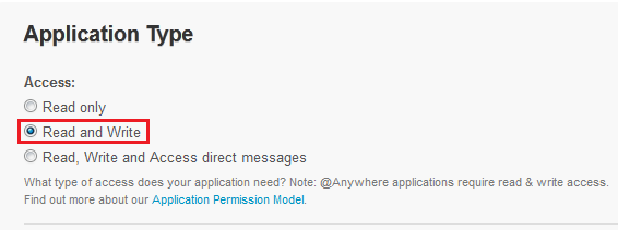 Figure 8.27: Select the Read and Write option to enable two way
communication.