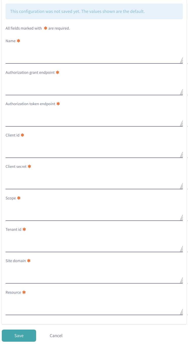 Figure 2: The New Repository form is where you specify access to the remote SharePoint server.
