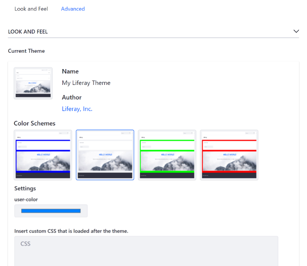 Figure 1: Here are examples of configurable settings for the site Admin.