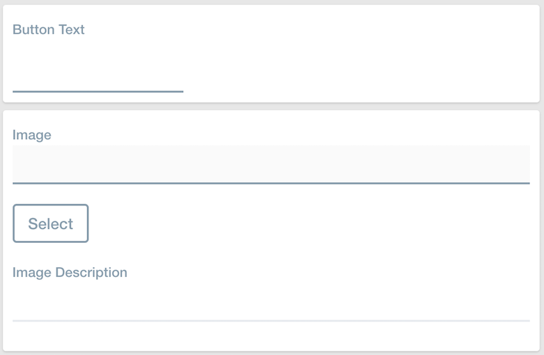 Figure 1: The Booking Form structure contains a Text field above an Image field.