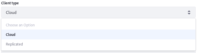 Figure 1: From the Solr 7 System Settings entry, set the Client Type to Cloud.