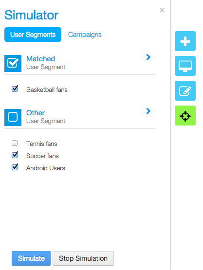Figure 7.11: Audience Targeting Simulator