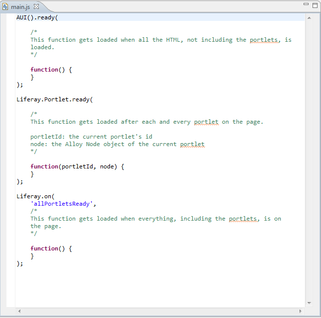 Figure 5.4: Content of main.js