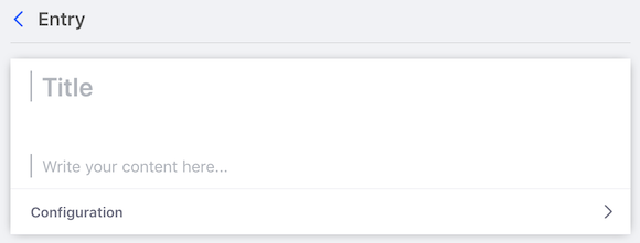 Figure 2: Enter your alert or announcements title and content.
