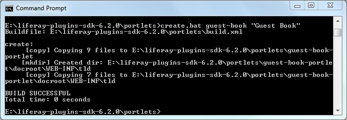 Figure 1: The Plugins SDKs Ant targets enable you to create a new plugin project with a single command.