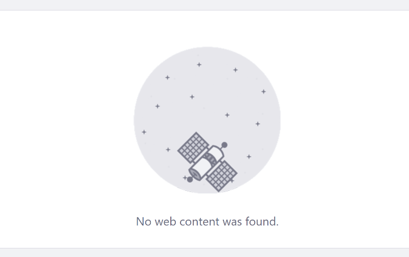 Figure 1: This is a still frame from the Web Content portlets empty results animation.