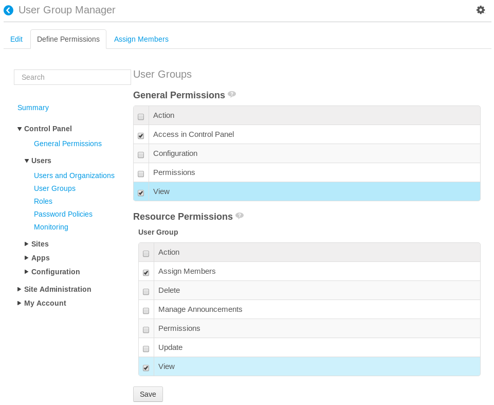 Figure 16.12: Make sure to test the permissions you grant to custom roles.