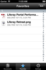 Figure 4.51: Favorites