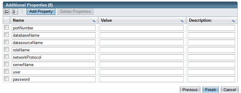 Figure 14.39: Glassfish JDBC Connection Pool Properties