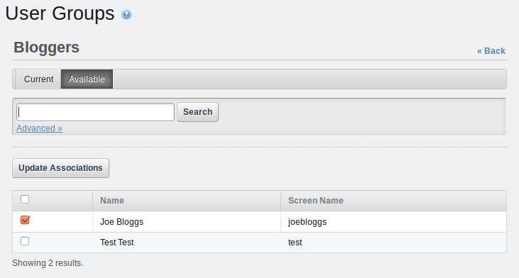 Figure 15.7: Assigning Members to a User Group