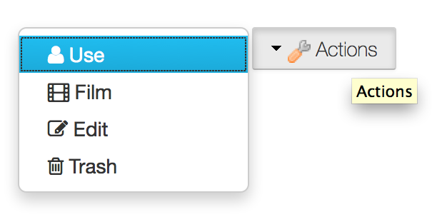 Figure 1: Setting up an icon menu is a piece of cake.