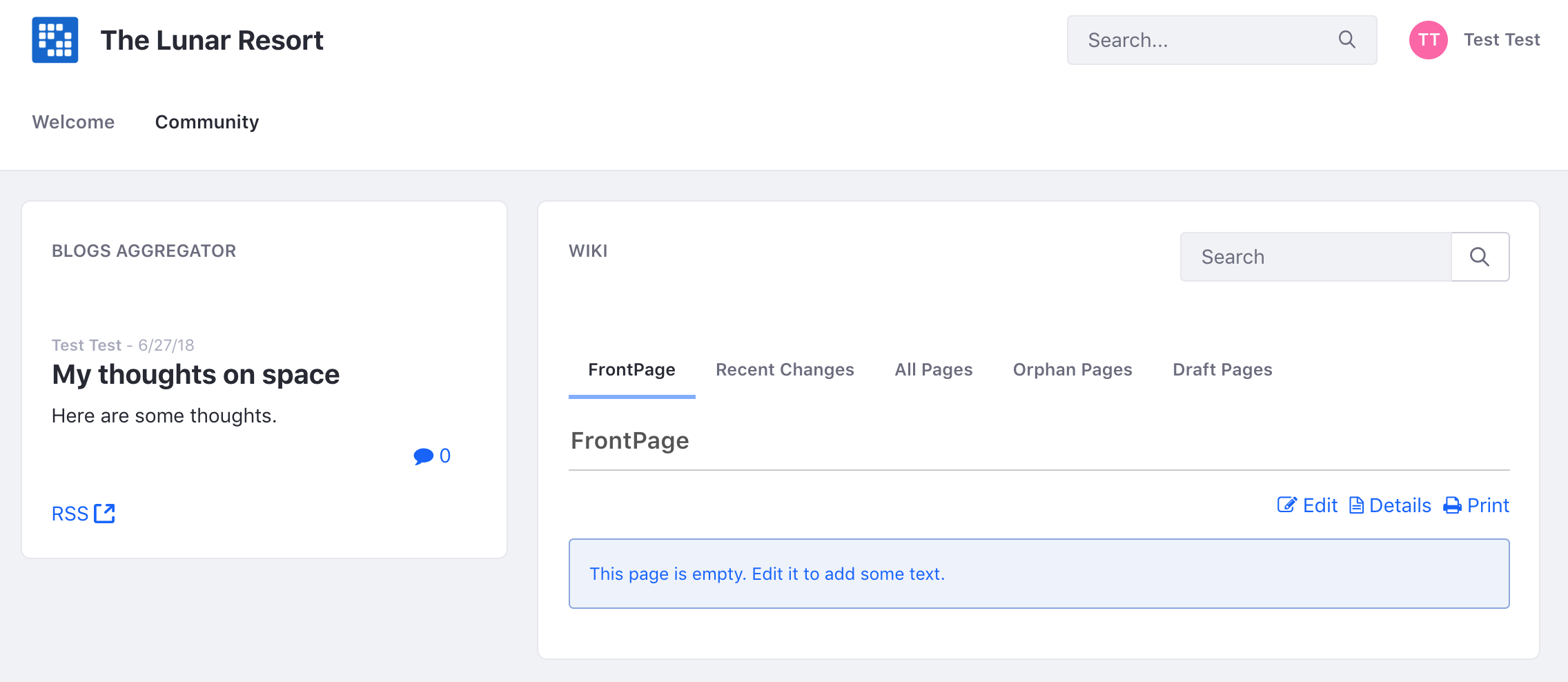 Figure 3: Your page layout options are virtually limitless with a slew of application and layout combinations.