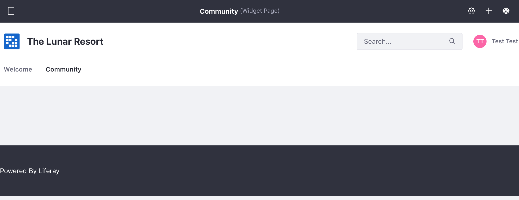 Figure 2: Your page has been added to the navigation automatically.