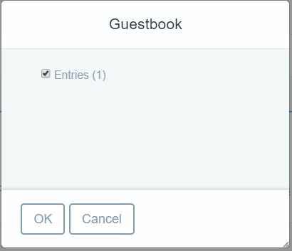 Figure 2: You can select the content types youd like to export/import in the UI.