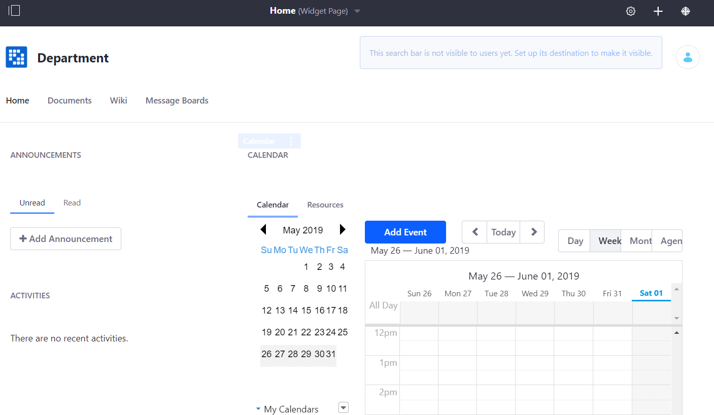 Figure 1: You can see the name of the Site template youre currently editing.