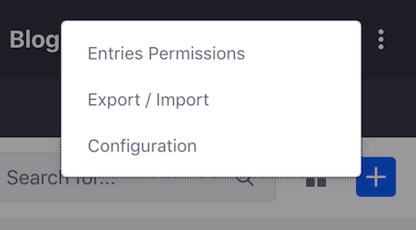 Figure 1: You can configure the options for your sites Blogs app.