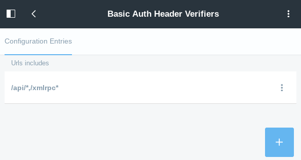 Figure 3: If a System Settings entry has an Add button, its suitable for factory configuration.