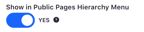 Figure 2: When you create a page, by default it is added to the site hierarchy.