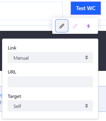 Figure 2: You have several options for defining a links appearance and behavior.