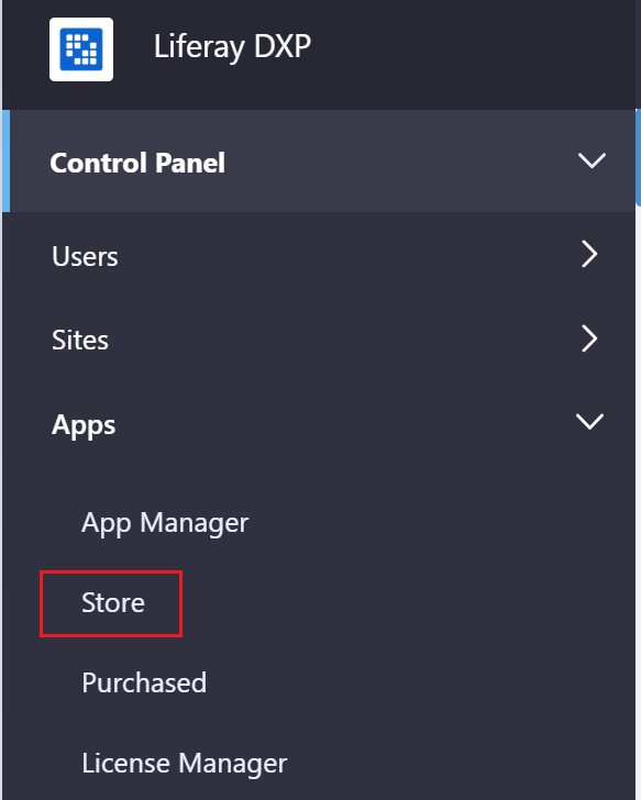 Figure 2: Click the Store link and authorize Marketplace to access your local account.