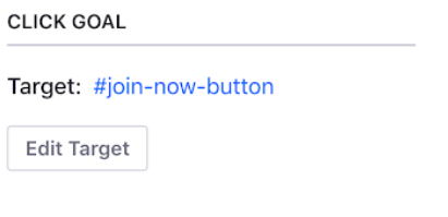 Figure 4: Once the click target is set, you can run the A/B test.