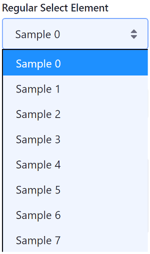 Figure 3: Clay taglibs provide select boxes.