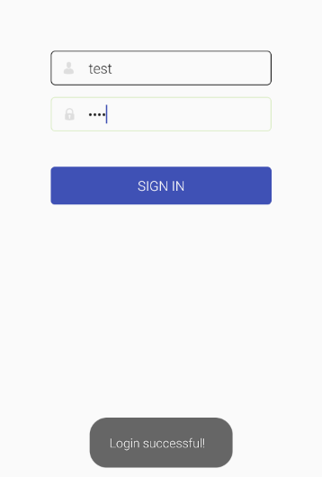 Figure 1: Login Screenlet successfully authenticated you with the Liferay DXP instance.