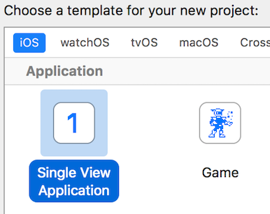 Figure 1: Use the Single View Application project template.