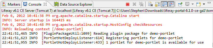 Figure 10.6: Verifying the output in the Console view