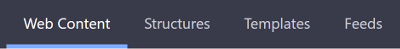 Figure 2: The navigation bar should be dark (inverted) in admin apps.