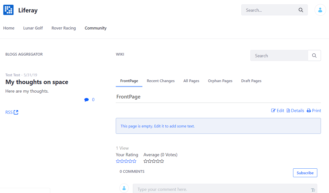 Figure 3: Your page layout options are virtually limitless with a slew of application and layout combinations.