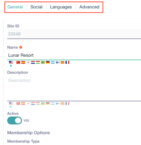 Figure 4: The Site Settings window offers a plethora of options for your site.