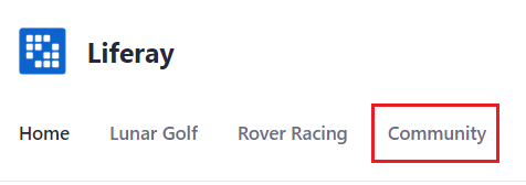 Figure 2: Your page has been added to the navigation automatically.