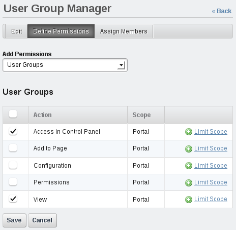 Figure 15.12: Make sure to test the permissions you grant to custom roles.