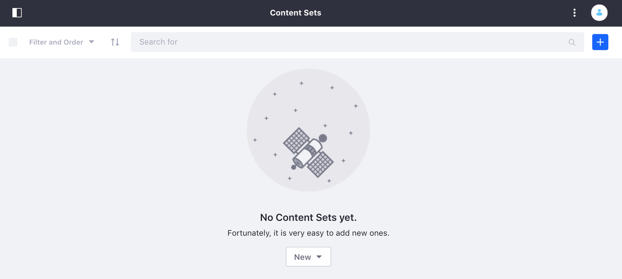 Figure 1: Content Sets is found in the Content & Data section of Site Administration.