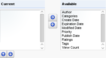 Figure 5.14: Available metadata
types