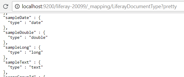 Figure 1: This sample added four new index properties.
