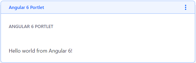 Figure 1: Type custom text in the field and watch it instantaneously displayed in the portlet.