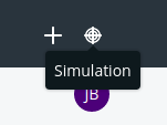 Figure 1.1: If you click this button, a preview appears that lets you see how the page would look when displayed at various device resolutions.