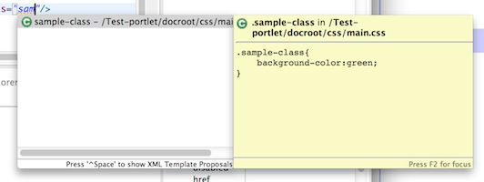 Figure 5: CSS code inference improves your workflow when developing in CSS.