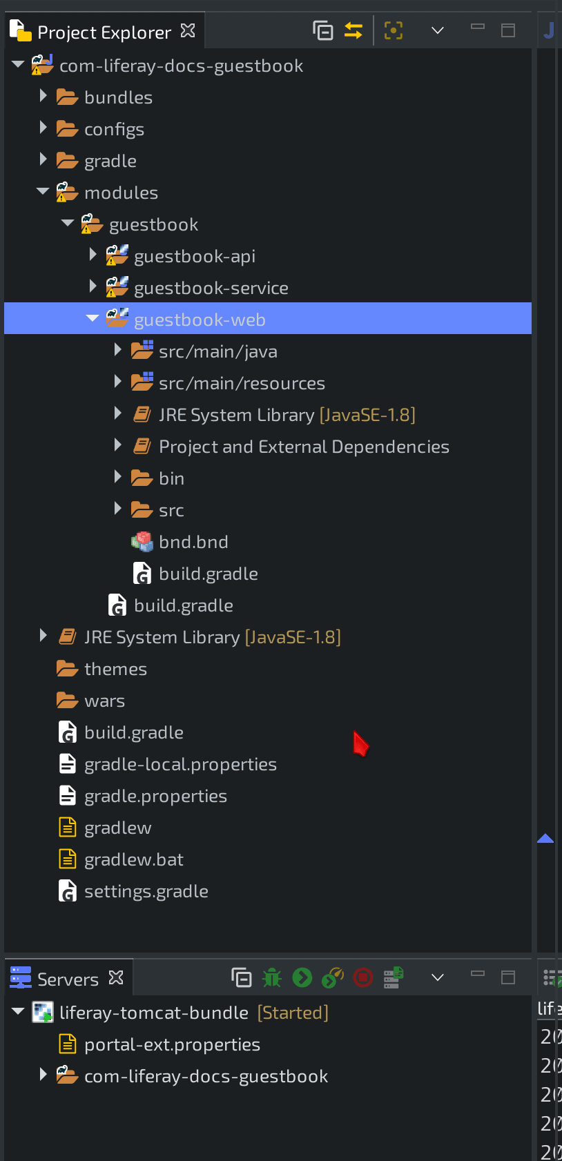 Figure 4: Drag and drop the module.