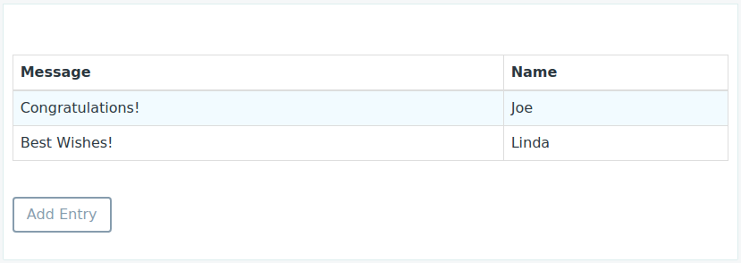 Figure 1: Youll create this simple application.